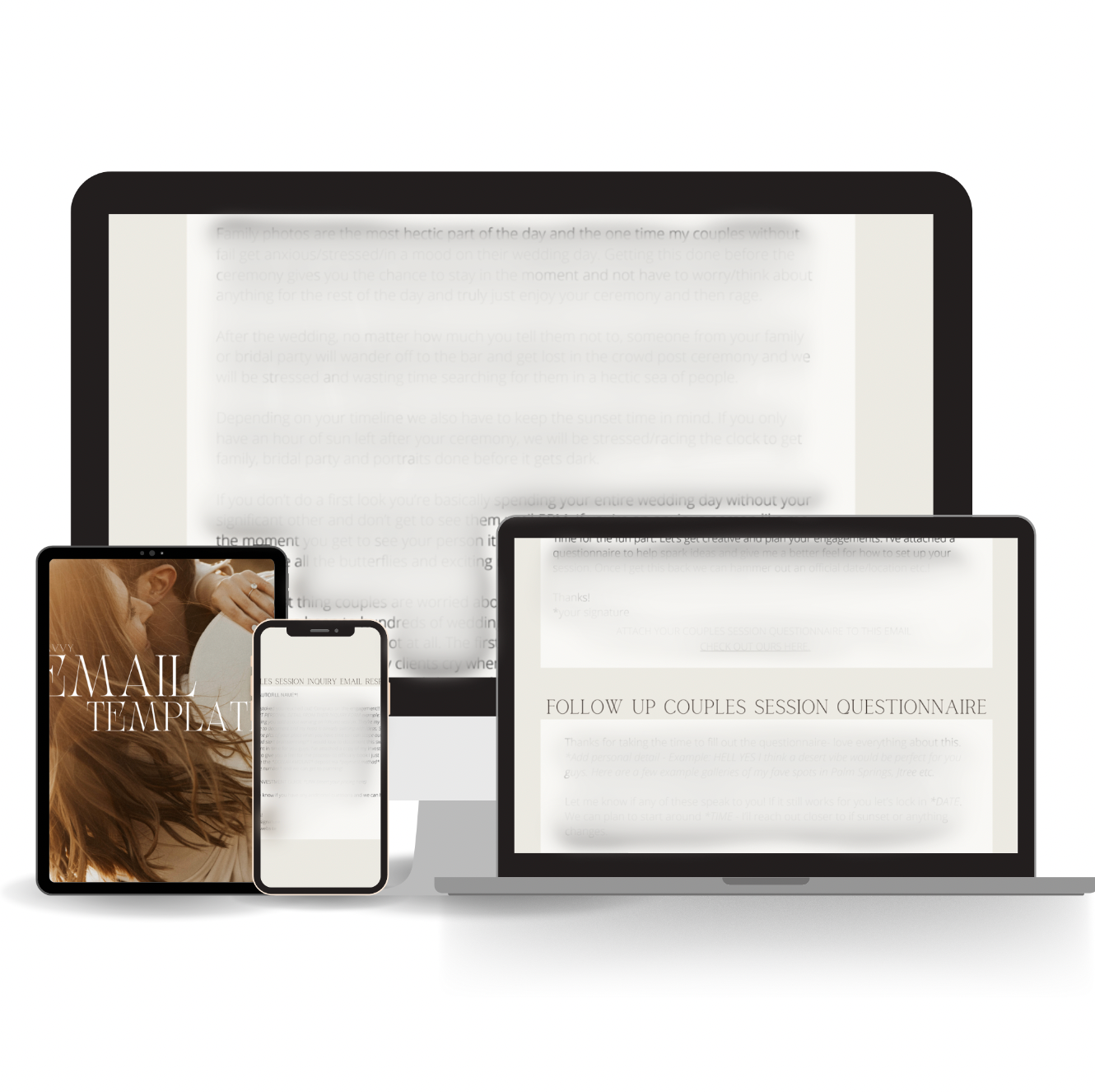 EMAIL RESPONSES FOR WEDDING PHOTOGRAPHERS